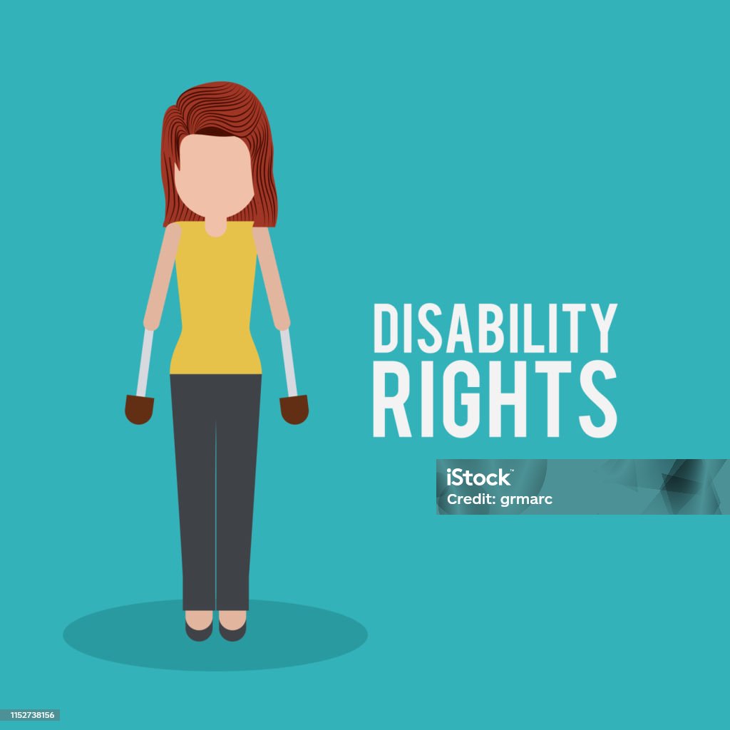 Disability Rights Design Disability Rights Design Stock Illustration - Download Image Now ...