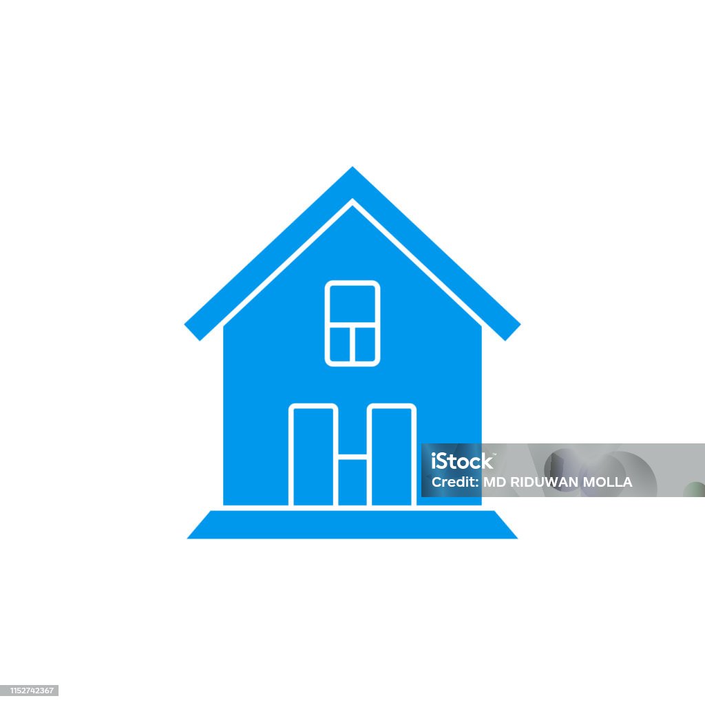 Home Zeichen Hausikonehomezeichenikonevektor Stock Vektor Art und mehr Bilder von ...