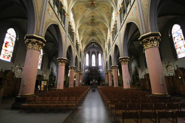 istock Church interior in Luxembourg, Europe 1152742936