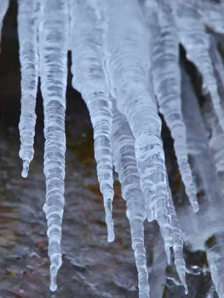 Long Frozen Icicles
