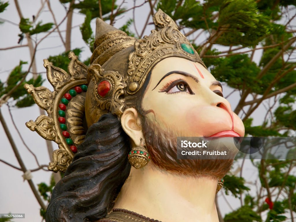 Hanuman Statue Stock Photo - Download Image Now - Hanuman, Animal ...