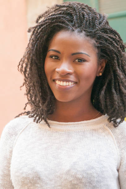 istock Positive cheerful Afro American student girl 1152753938