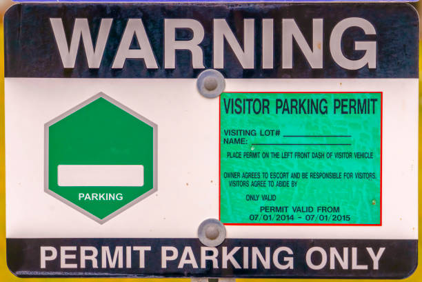 Parking lot traffic sign