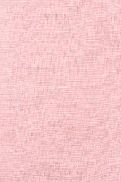 istock Pink linen pastel fabric, background or texture 1152757722