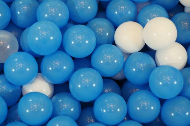 istock group of blue and white child’s soft play ball pit for backgrounds 1152759426