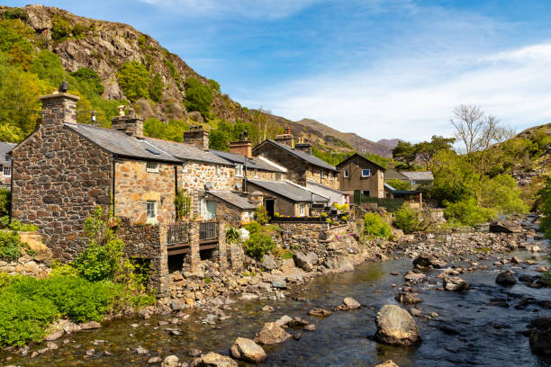 Beddgelert, Gwnedd, Wales Beddgelert
Gwnedd
Wales
May 13, 2019
Attractive stone buildings beside the river Glaslyn, in Beddgelert, in the Snowdonia National Park gwynedd photos stock pictures, royalty-free photos & images