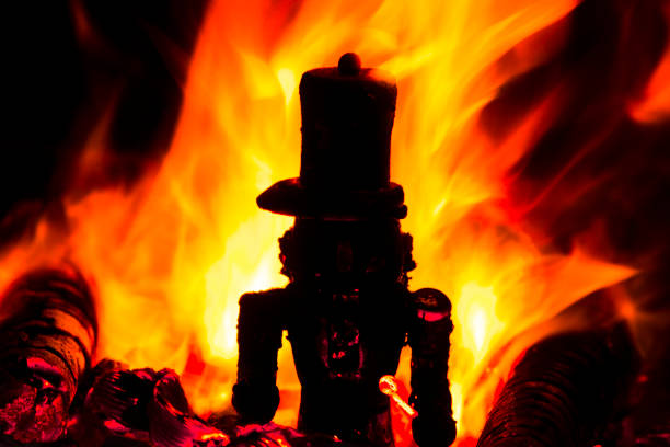 istock The Steadfast Tin Soldier on fire, The Nutcracker, fairy tales by Hans Christian Andersen 1152769904