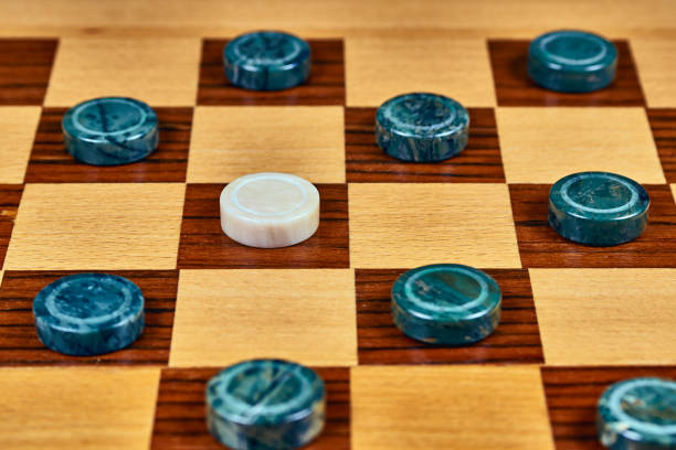 istock Checkers of Semi precious stones 1152771786