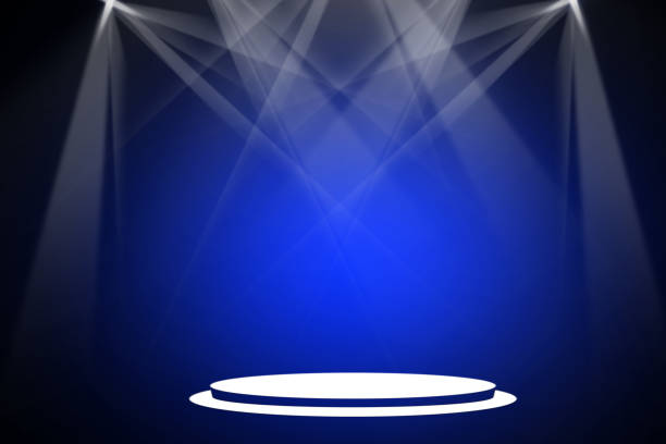 istock The concert on stage background with flood lights 1152772872
