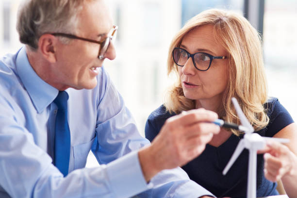istock Business partners standing face to face 1152773030
