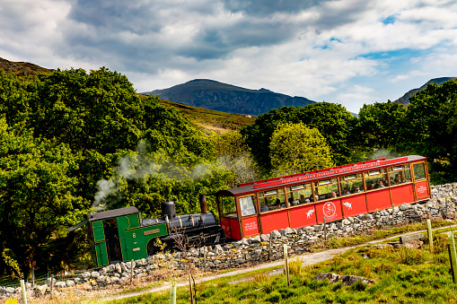 Llanberis\nGwnedd\nWales\nMay 13, 2019\nThe Snowdon Mountain Railway, which has been operating for over 100 years