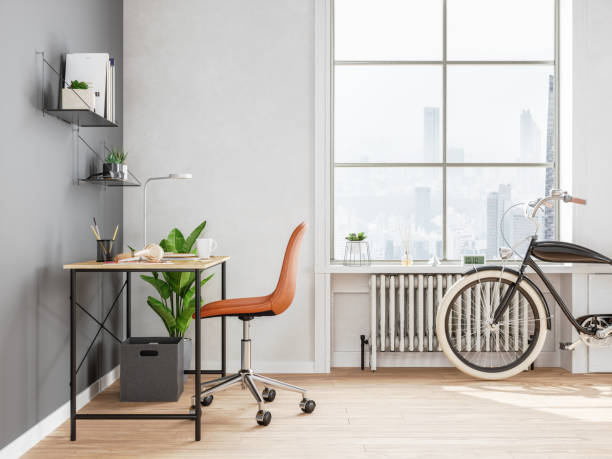 Interior of home office