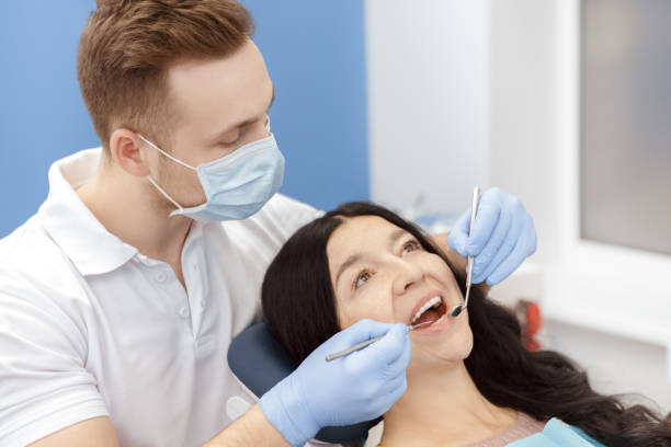 istock Senior woman visiting dentist 1152779937