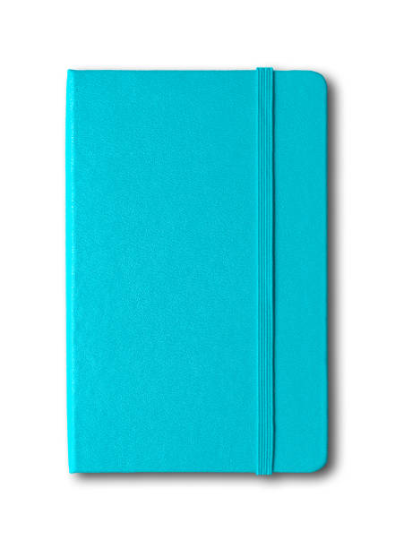 istock Aqua blue closed notebook isolated on white 1152782279