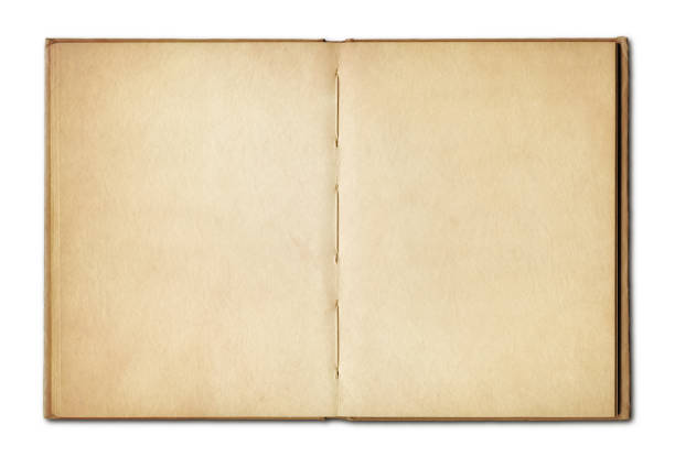 istock Vintage open book isolated on white background 1152784034