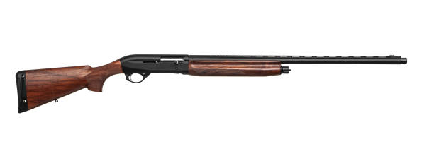 istock Hunting semi-automatic shotgun with wooden butt isolate on white background 1152791112