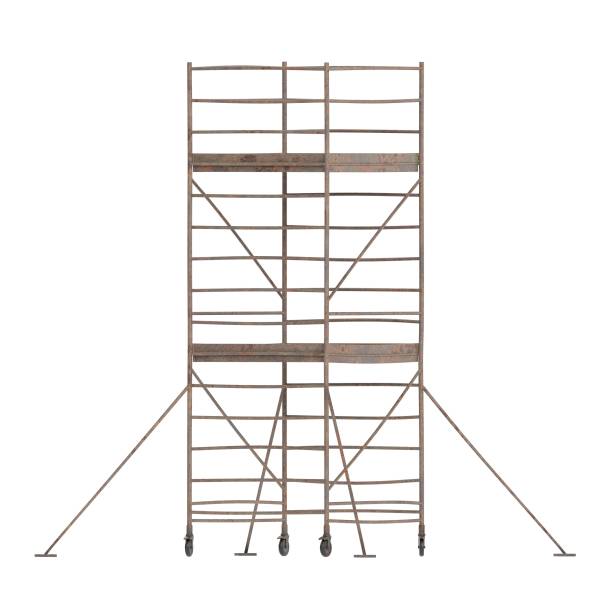 istock Realistic 3D Render of Metal Scaffolding 1152795274