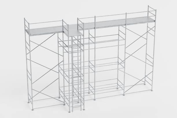 istock Realistic 3D Render of Metal Scaffolding 1152795952