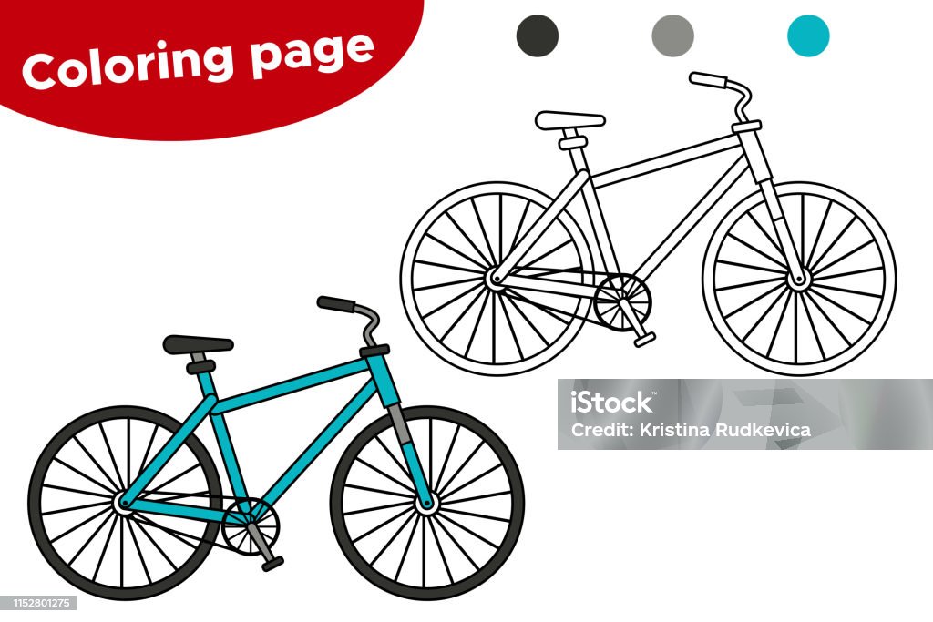 Ilustración de Página Para Colorear Para Niños Bicicleta De Dibujos Animados y más Vectores Libres de Derechos de Bicicleta - iStock Ilustración de Página Para Colorear Para Niños Bicicleta De Dibujos Animados y más Vectores Libres de Derechos de Bicicleta - iStock