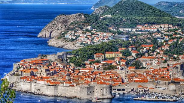 istock Dubrovnik view from the hill 1152804589