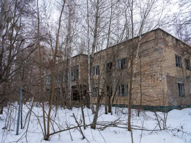 Pripyat City in Chernobly zone, Ukraine