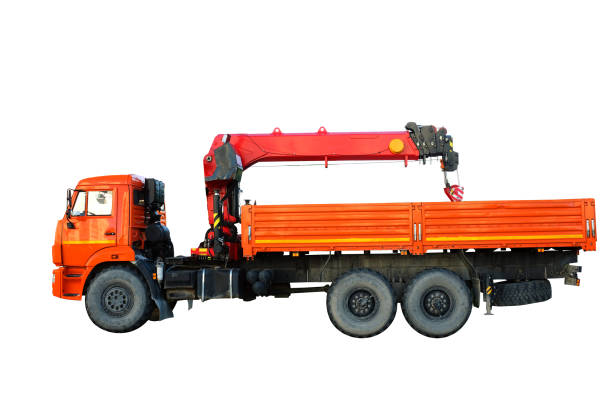 A lifting crane which can handle load up to 25 tons.