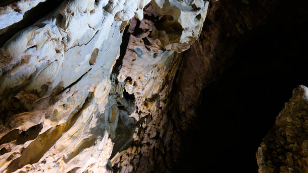 istock Interior view to Vrelo cave, Matka Canyon, North Macedonia 1152809232