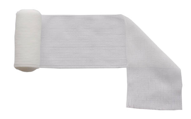 istock Roll gauze with fold on isolated  white background 1152810284