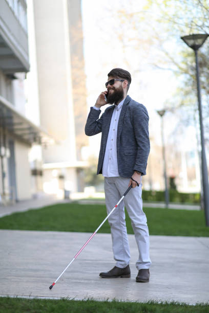 istock Blind man outdoors 1152815663