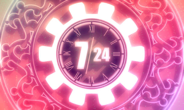 istock timing badge symbol 7 and 24 1152816501