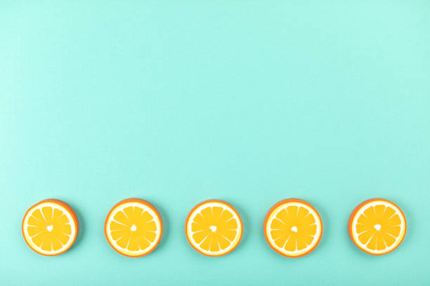 istock Colorful pattern of Orange slices 1152821475