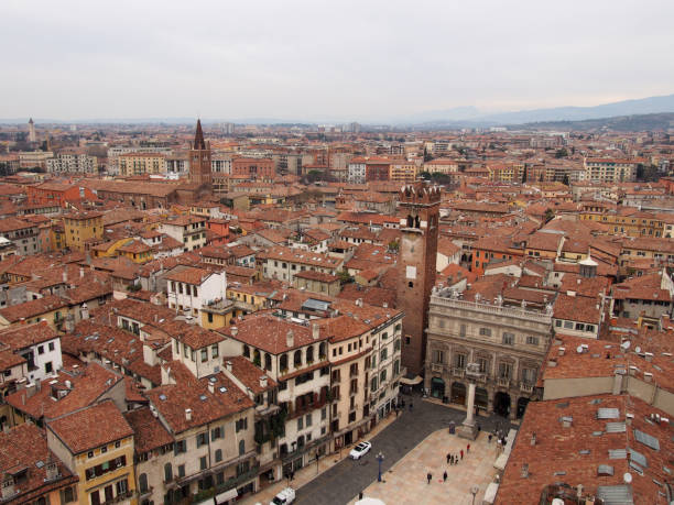 istock Verona view over the City with main piazza 1152824849