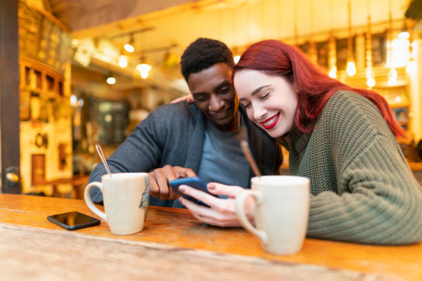 istock Young couple bonding over coffee 1152827388