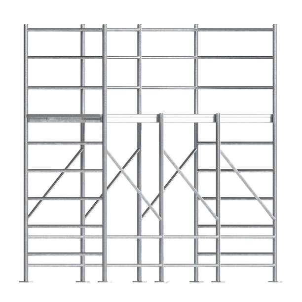 istock Realistic 3D Render of Metal Scaffolding 1152831140