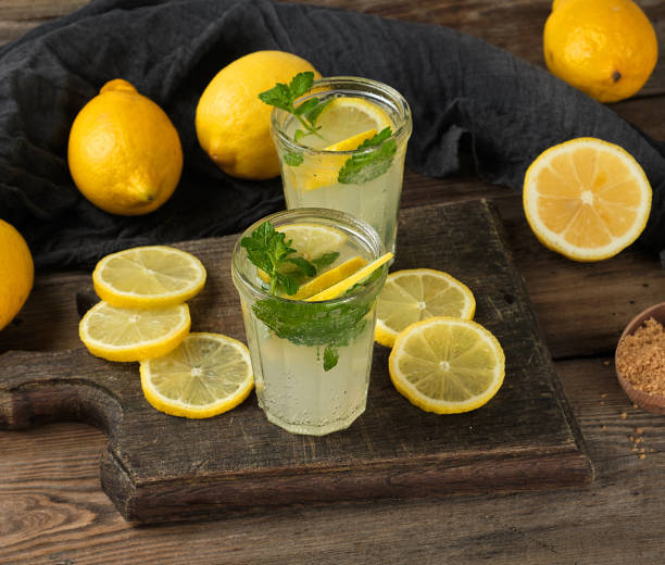 istock summer refreshing drink lemonade with lemons, mint leaves 1152832967