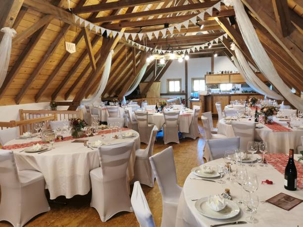 istock wedding bride party farm event 1152834463