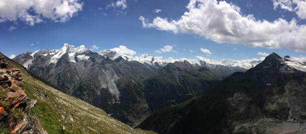 istock Majestic mountain landscape. Panoramic view 1152834645