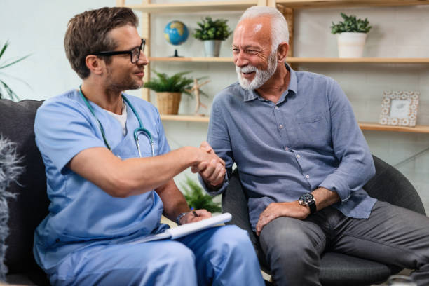 istock It is always nice to see you, doctor! 1152835148