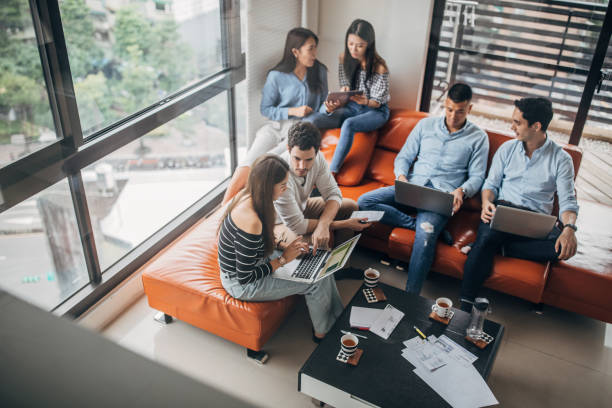 istock Millennials working together in apartment 1152836197