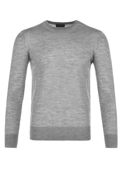 istock Grey men's sweatshirt with on a white background 1152838891