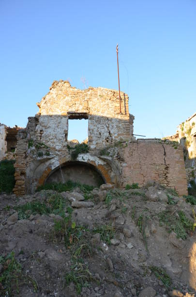 istock Ghost town of Poggioreale, Sicily 1152838953