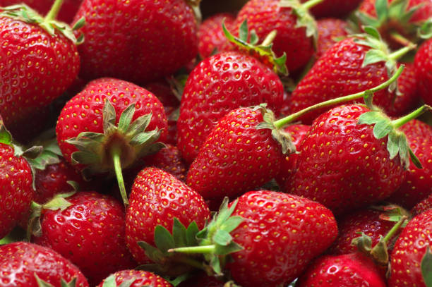 istock Heap of strawberries close-up 1152839263