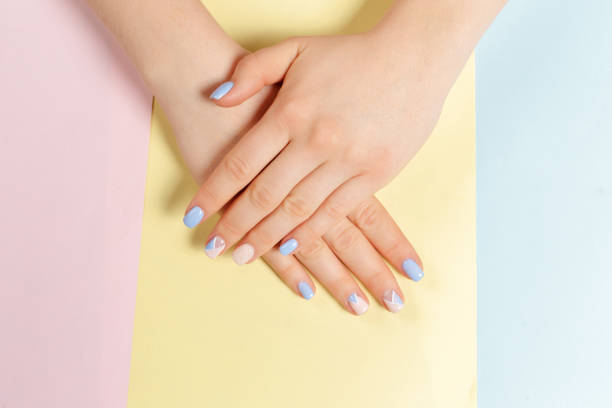 istock Stylish trendy female manicure. 1152841164