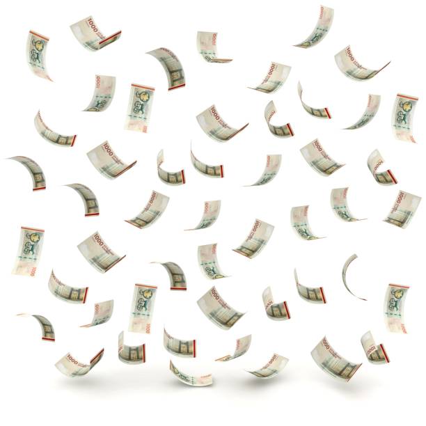 istock Denmark money Danish krone flying falling 1152843491