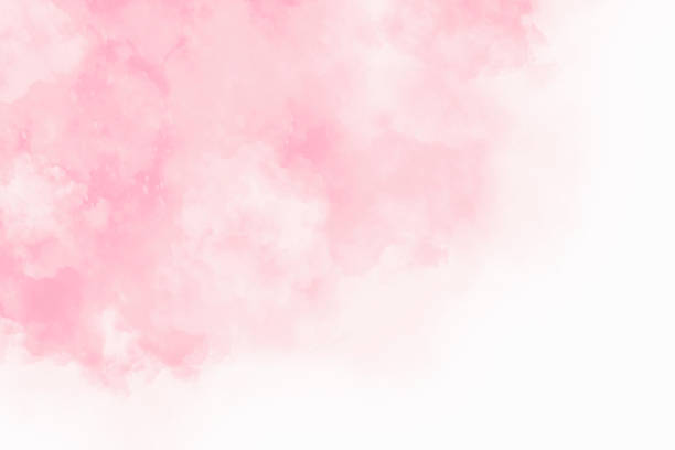 istock Abstract pink watercolor with cloud texture background 1152845022