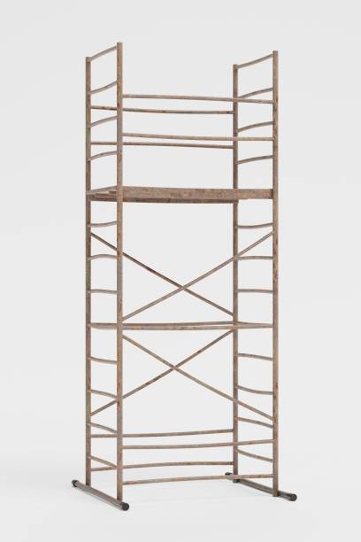 istock Realistic 3D Render of Metal Scaffolding 1152848455