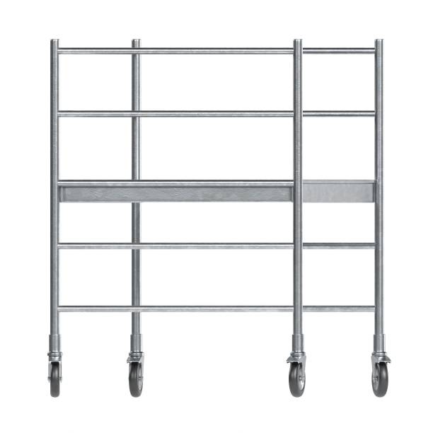 istock Realistic 3D Render of Metal Scaffolding 1152848621