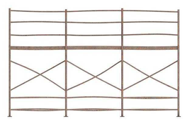 istock Realistic 3D Render of Metal Scaffolding 1152850002