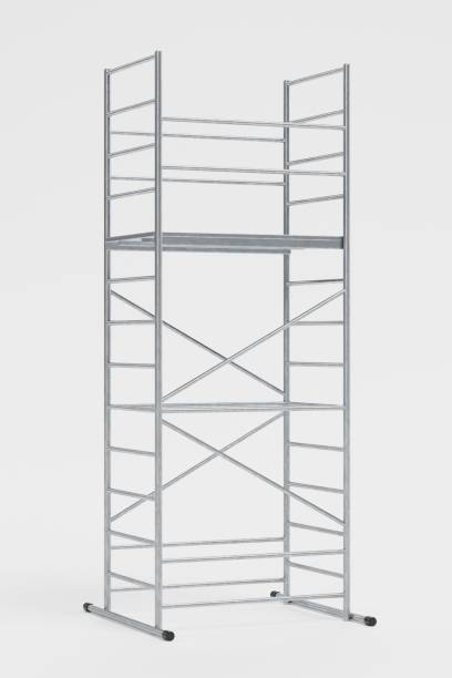 istock Realistic 3D Render of Metal Scaffolding 1152850018
