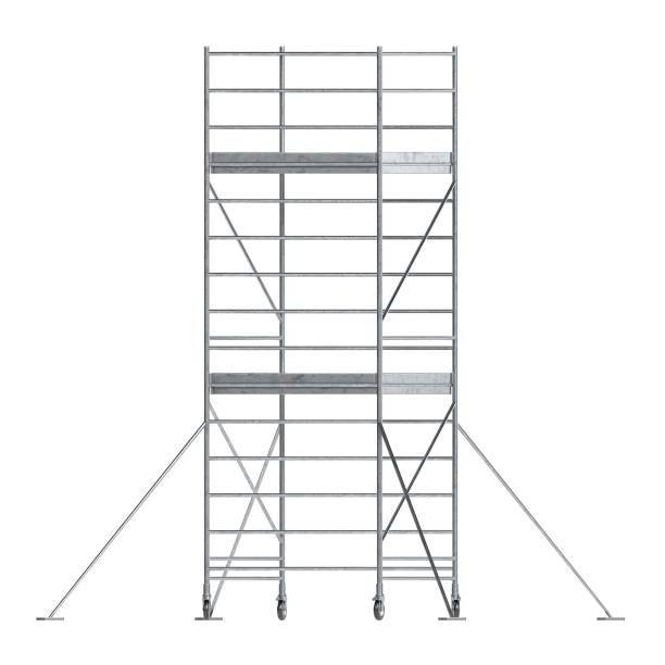 istock Realistic 3D Render of Metal Scaffolding 1152850024
